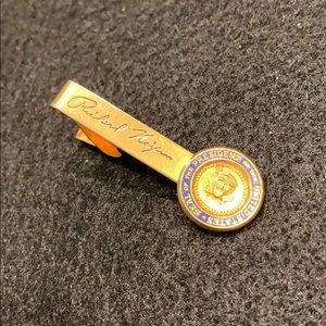 Men’s Vintage Richard Nixon PRESIDENT Tie Clip